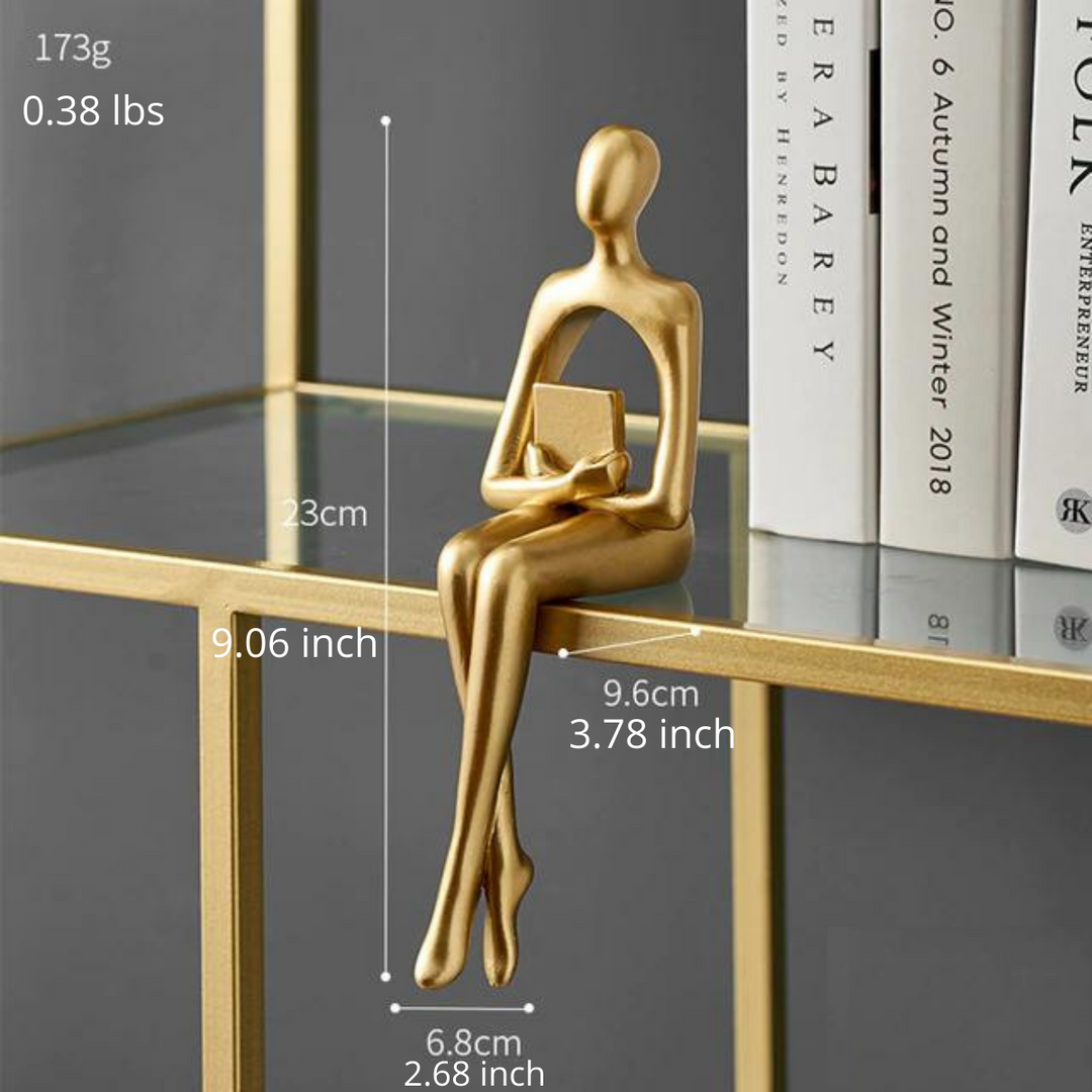 Handcrafted Abstract Bookshelf Decor Figurines – Unique Art Pieces for Home or Thoughtful Gifts 10