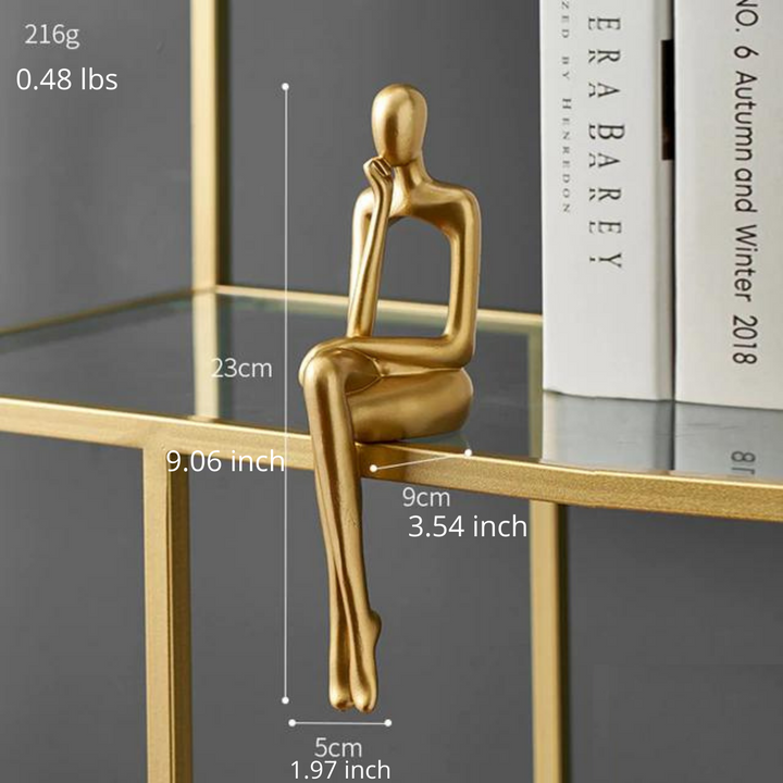 Handcrafted Abstract Bookshelf Decor Figurines – Unique Art Pieces for Home or Thoughtful Gifts 11