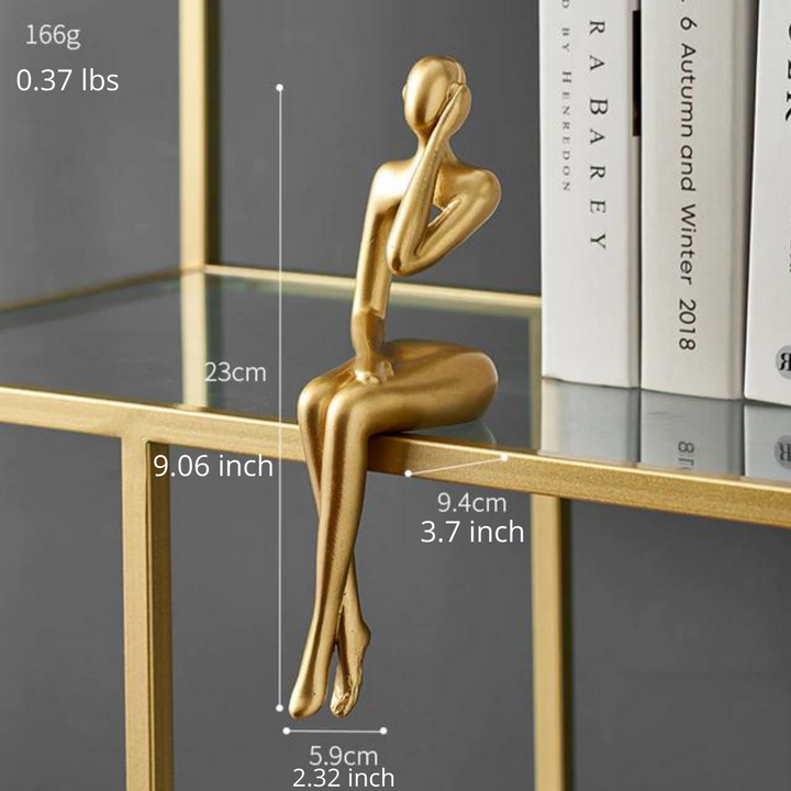 Handcrafted Abstract Bookshelf Decor Figurines – Unique Art Pieces for Home or Thoughtful Gifts 9