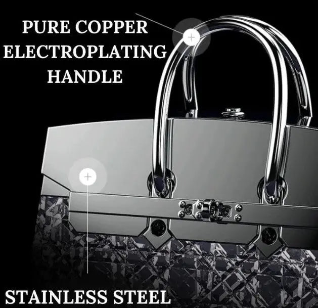 Handcrafted Crystal Bag Lamp – Elegant Lighting for Home or Gift 2