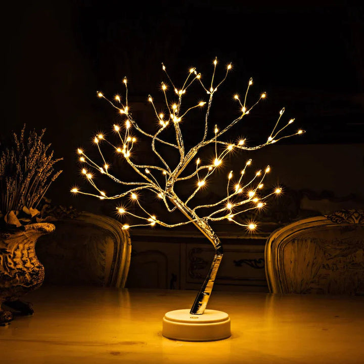 Handmade LED Table Lamp with 108 Lights – Battery Operated for Bedroom or Relaxing Ambiance 1