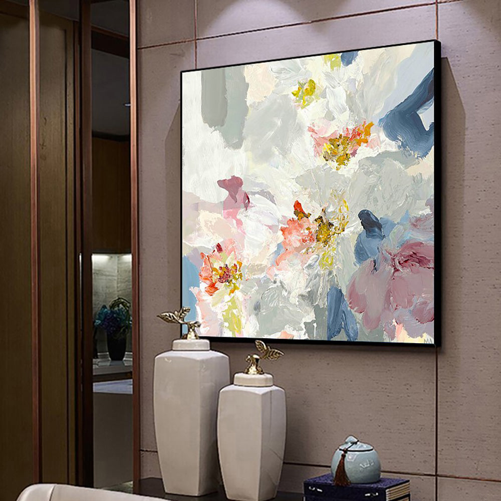 Handmade Smoke Painting on Cotton Canvas – Unique Art for Home Decor 3