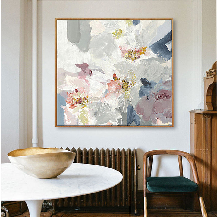 Handmade Smoke Painting on Cotton Canvas – Unique Art for Home Decor 4