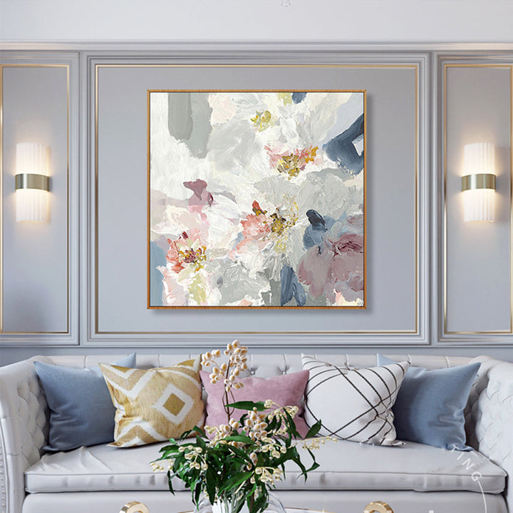 Handmade Smoke Painting on Cotton Canvas – Unique Art for Home Decor 6