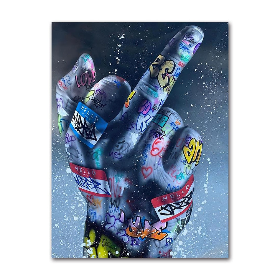 High Definition Graffiti Canvas Art – Vibrant Wall Decor for Home or Office 0