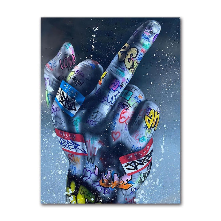 High Definition Graffiti Canvas Art – Vibrant Wall Decor for Home or Office 0