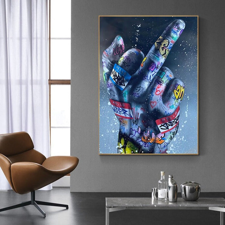 High Definition Graffiti Canvas Art – Vibrant Wall Decor for Home or Office 7