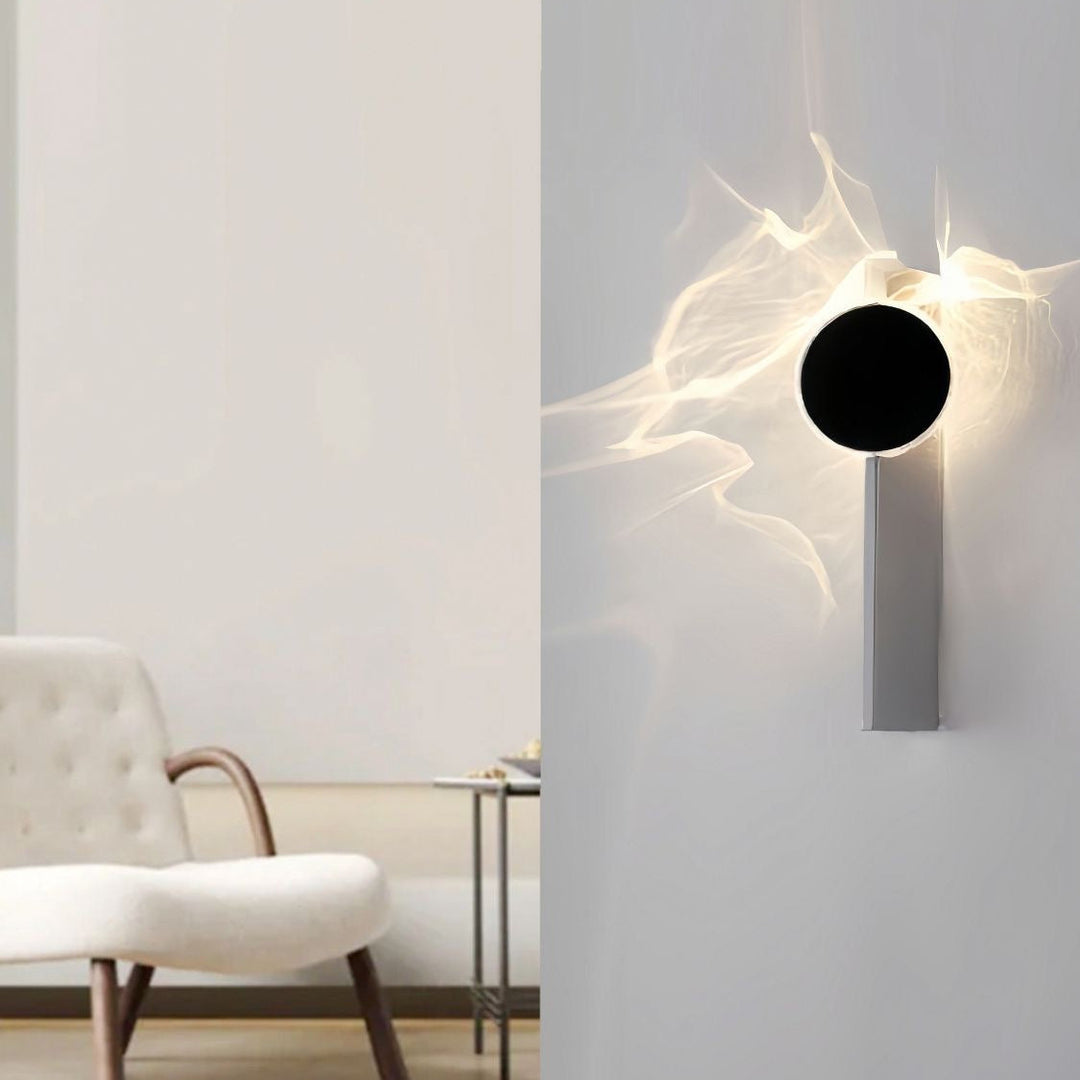 Modern Minimalist Round LED Wall Sconce – Stylish Lighting for Bedroom or Corridor