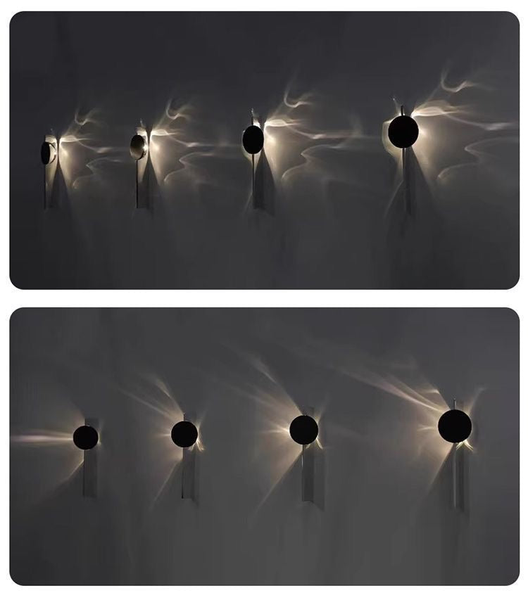Modern Minimalist Round LED Wall Sconce – Stylish Lighting for Bedroom or Corridor