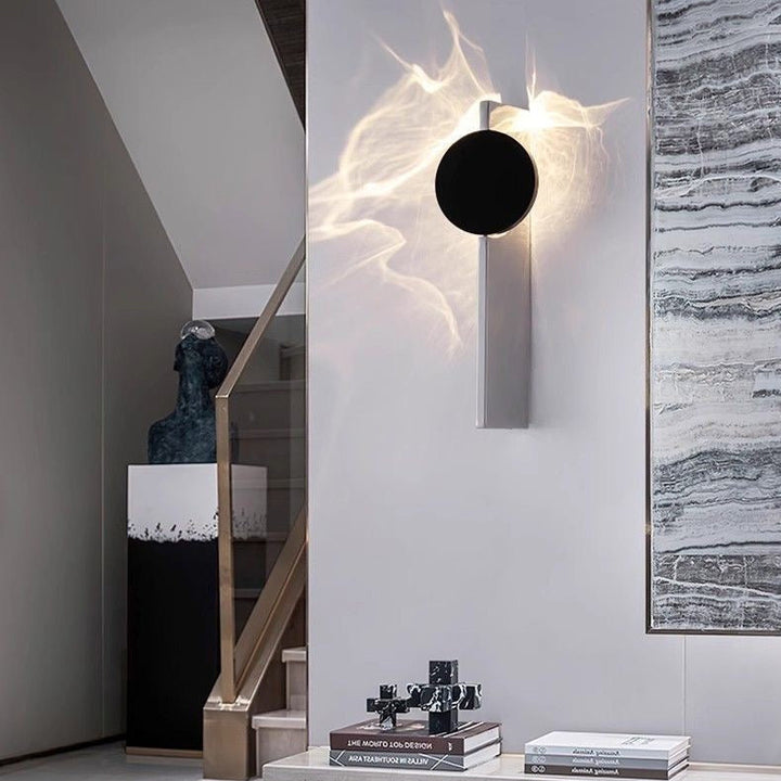 Modern Minimalist Round LED Wall Sconce – Stylish Lighting for Bedroom or Corridor