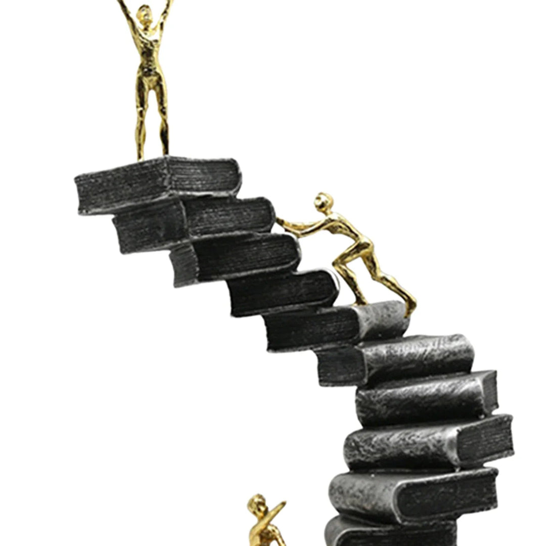 Inspirational Ladder Decorative Statue – Symbol of Teamwork and Ambition 4