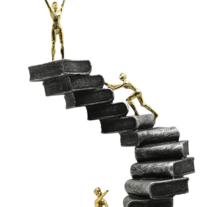 Inspirational Ladder Decorative Statue – Symbol of Teamwork and Ambition 4