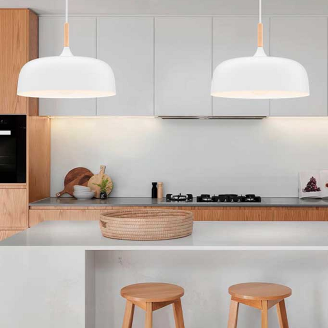 Japandi-Inspired Pendant Lamp with Soft Matte Finish – Modern Pendant Lighting for Dining or Living Spaces 1