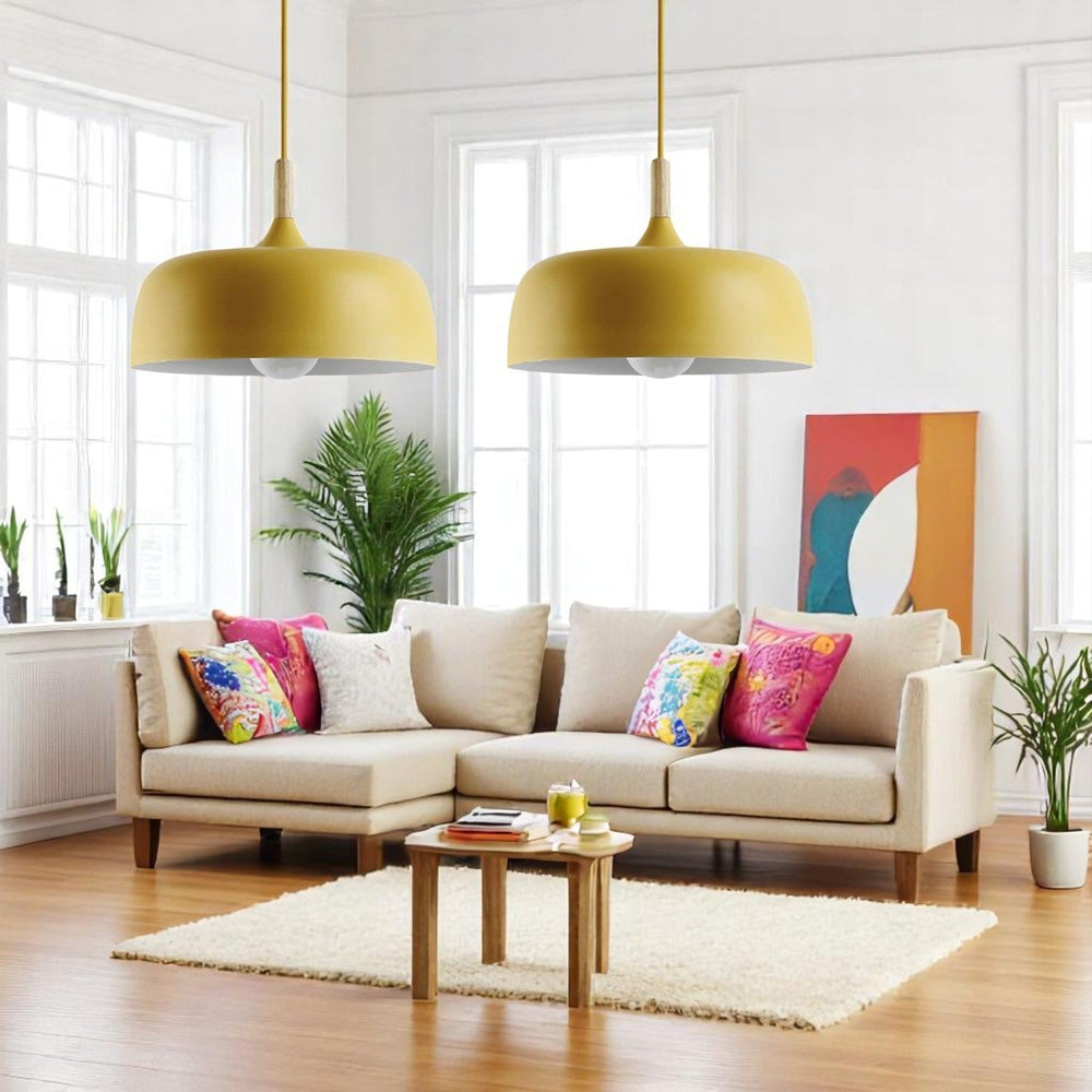 Japandi-Inspired Pendant Lamp with Soft Matte Finish – Modern Pendant Lighting for Dining or Living Spaces 4