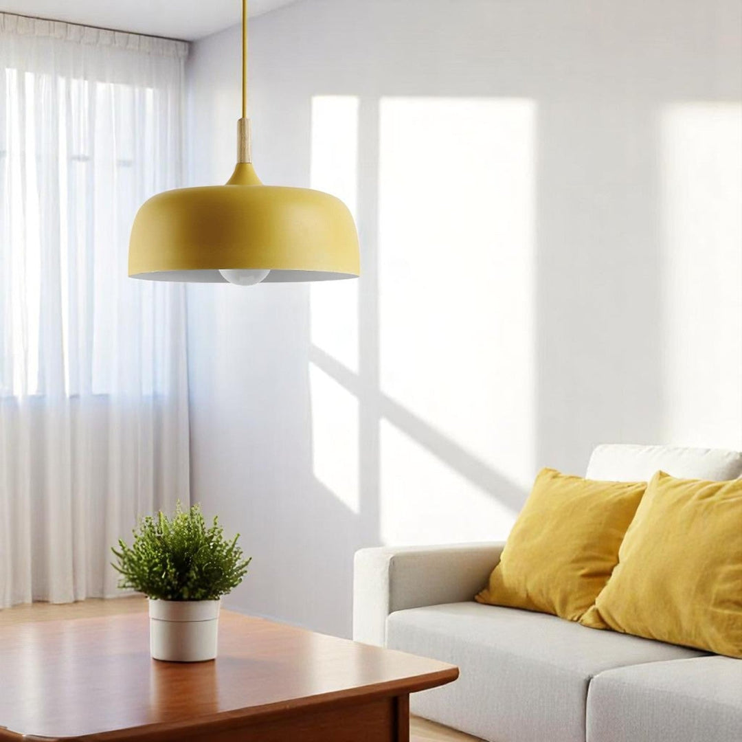 Japandi-Inspired Pendant Lamp with Soft Matte Finish – Modern Pendant Lighting for Dining or Living Spaces 5