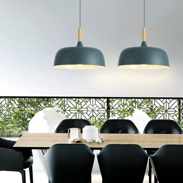 Japandi-Inspired Pendant Lamp with Soft Matte Finish – Stylish Pendant Lighting for Dining or Living Spaces 1