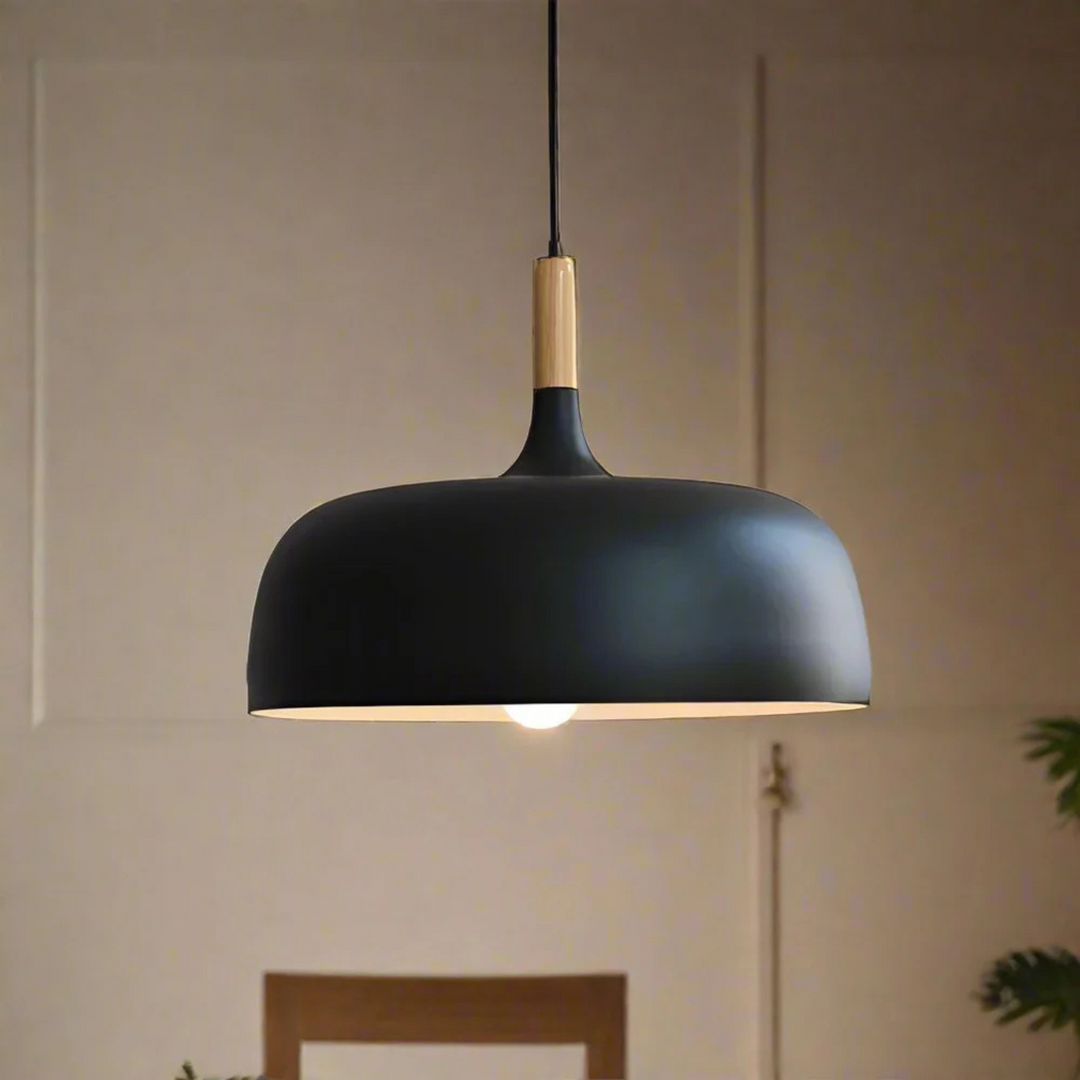 Japandi-Inspired Pendant Lighting with Soft Matte Finish – Modern Hanging Light for Dining or Living Spaces 1