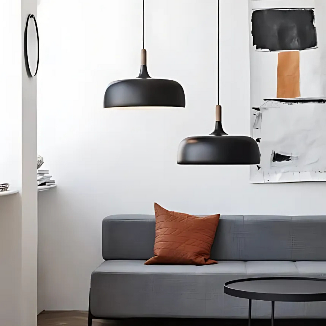 Japandi-Inspired Pendant Lighting with Soft Matte Finish – Modern Hanging Light for Dining or Living Spaces 3