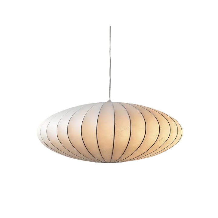 Japandi Silk Pendant Lamp for Elegant Illumination – Perfect Hanging Lights for Dining or Living Room 0