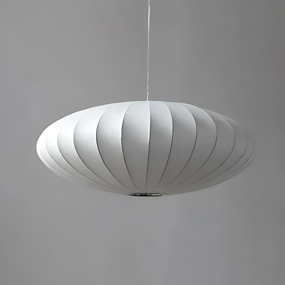 Japandi Silk Pendant Lamp for Elegant Illumination – Perfect Hanging Lights for Dining or Living Room 5