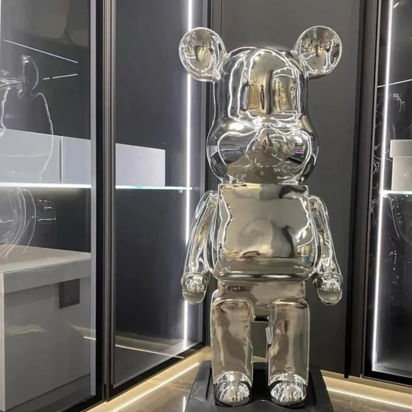 Large Bear Sculpture in High-Quality Resin – Captivating Art for Home or Office 0