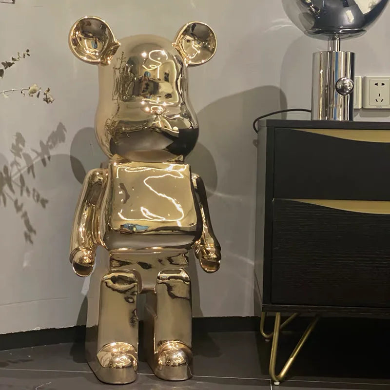 Large Bear Sculpture in High-Quality Resin – Captivating Art for Home or Office 2