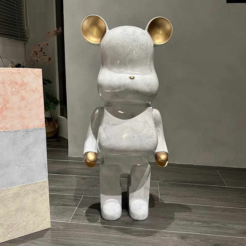 Large Bear Sculpture in High-Quality Resin – Captivating Art for Home or Office 5