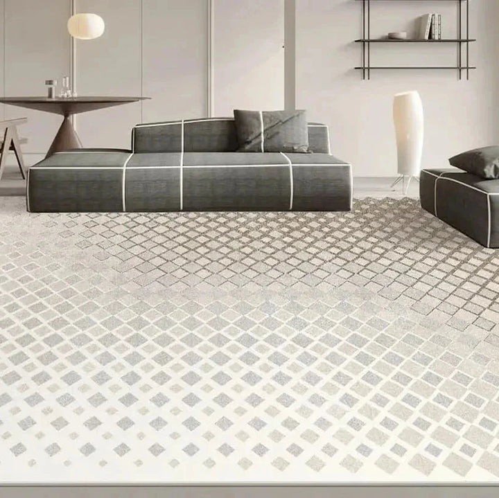 Large Beige Washable Area Rug – Soft and Stylish for Living Room or Bedroom 5