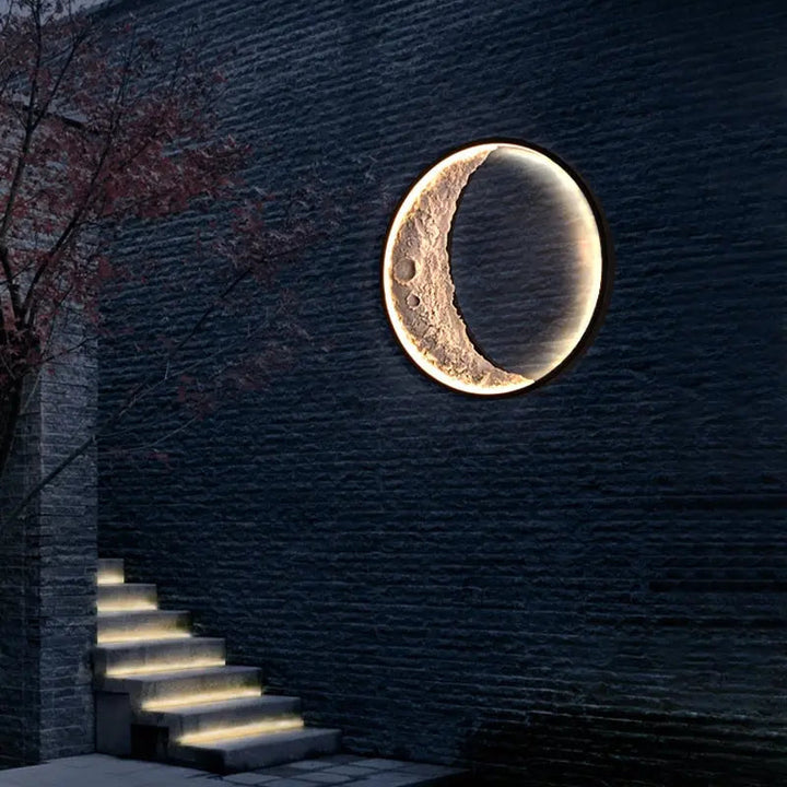 Luna Outdoor Wall Light with Celestial Design – Durable and Waterproof for Exterior Spaces 4