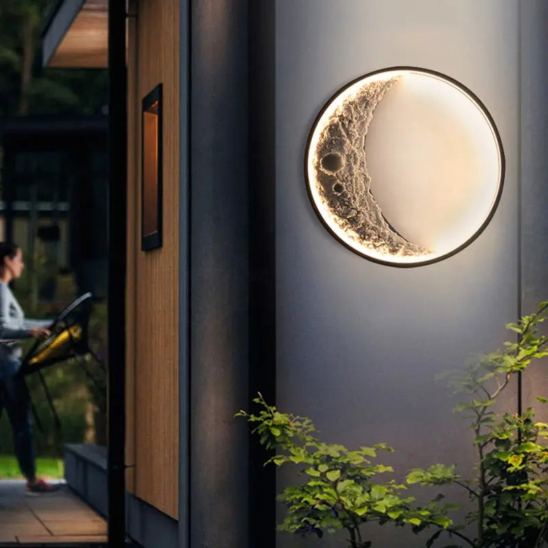 Luna Outdoor Wall Light with Celestial Design – Durable and Waterproof for Exterior Spaces 5