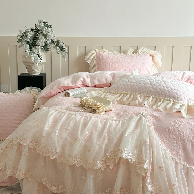 Luxurious Velvet Bedding Set with Duvet Cover – Elegant Winter Comfort for Queen or King Size Beds 2