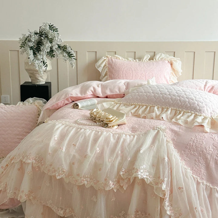 Luxurious Velvet Bedding Set with Duvet Cover – Elegant Winter Comfort for Queen or King Size Beds 2