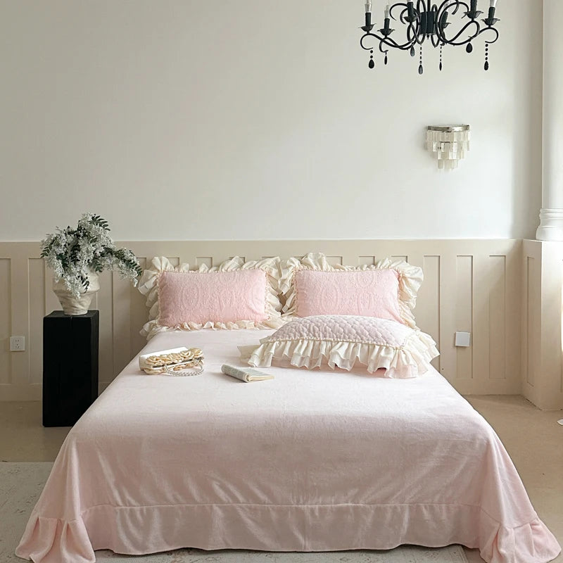 Luxurious Velvet Bedding Set with Duvet Cover – Elegant Winter Comfort for Queen or King Size Beds 5