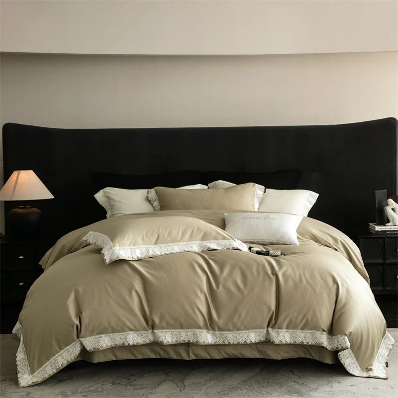 Luxury 1000TC Egyptian Cotton Bedding Set – Elegant Duvet Covers and Sheets for Queen or King Size Beds 2