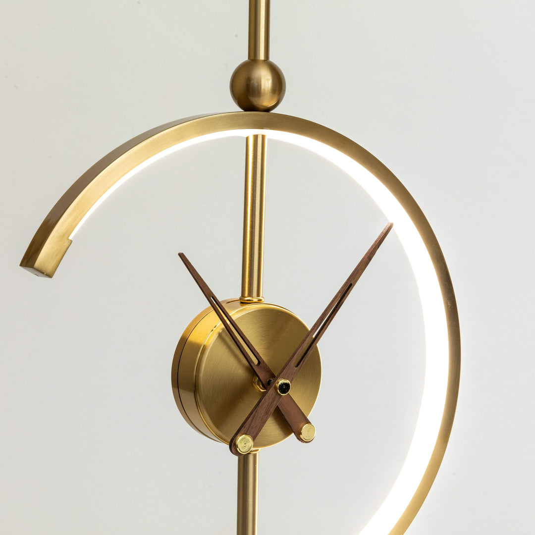 Luxury LED Table Lamp Clock with Wireless Charger – Modern Lighting for Home or Office 7