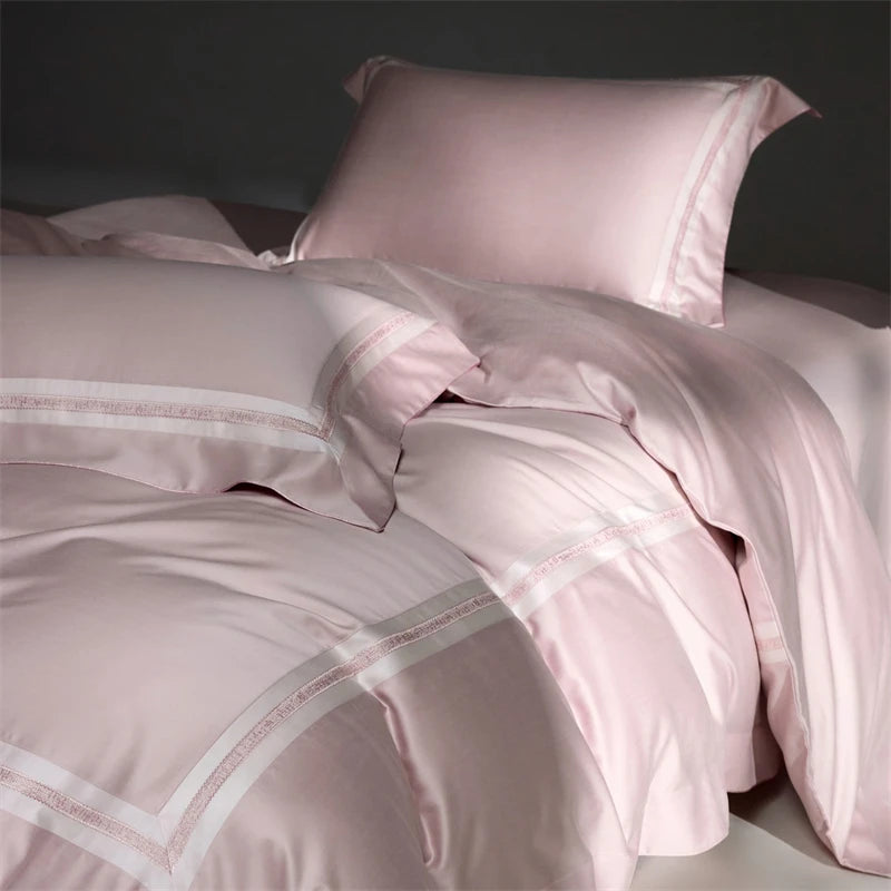 Lyocell Cotton Brushed Bedding Set – Soft Duvet Covers and Sheets for Queen or King Size Beds 2