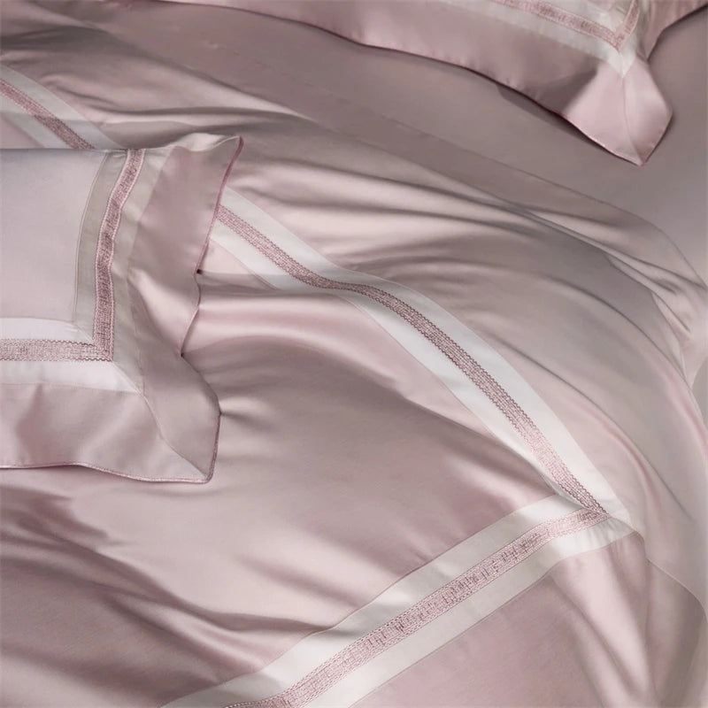Lyocell Cotton Brushed Bedding Set – Soft Duvet Covers and Sheets for Queen or King Size Beds 4