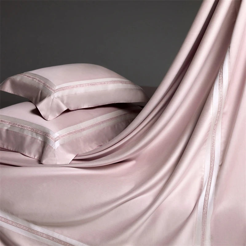 Lyocell Cotton Brushed Bedding Set – Soft Duvet Covers and Sheets for Queen or King Size Beds 5