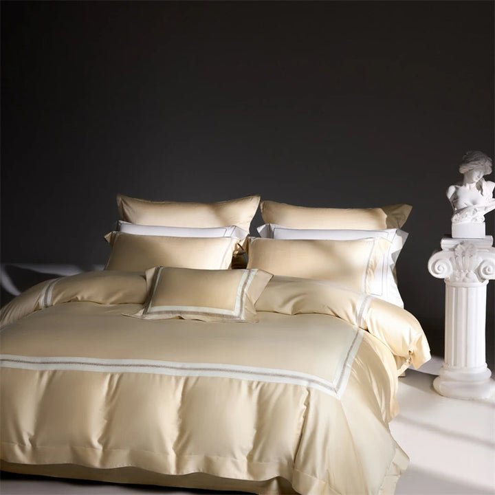 Lyocell Cotton Brushed Bedding Set – Soft Duvet Covers and Sheets for Queen or King Size Beds 6
