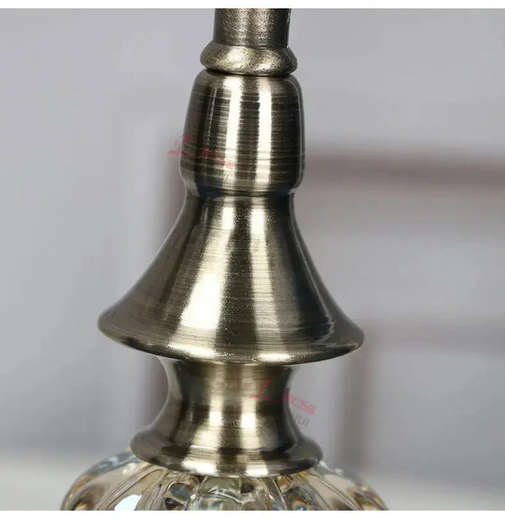Mahogany Metal and Glass Vase – Elegant Decor for Home and Events 5