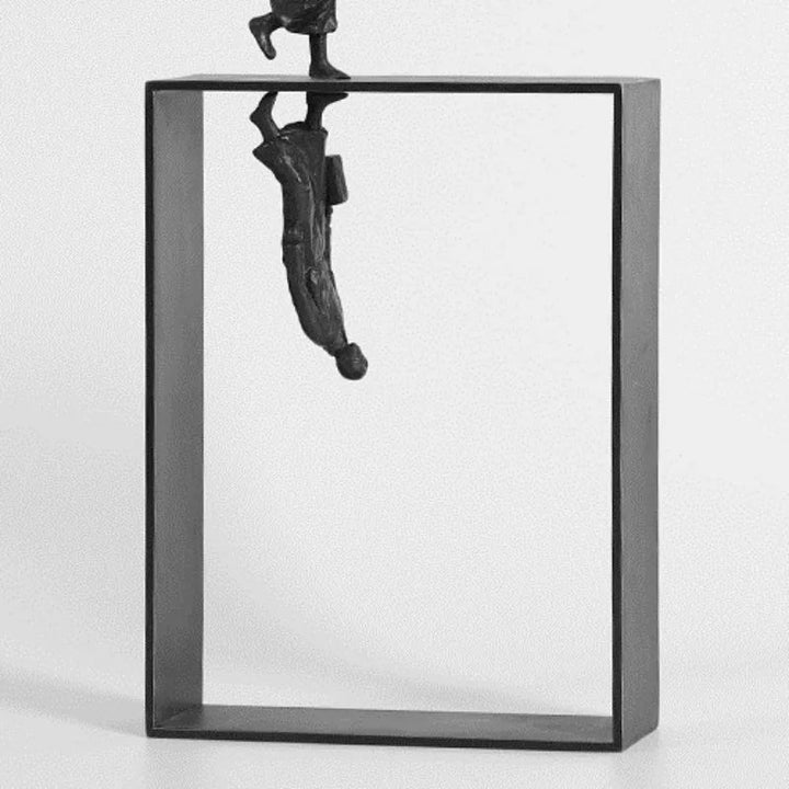 Metal Sculpture Art – Unique Decorative Piece for Home or Office Decor 3