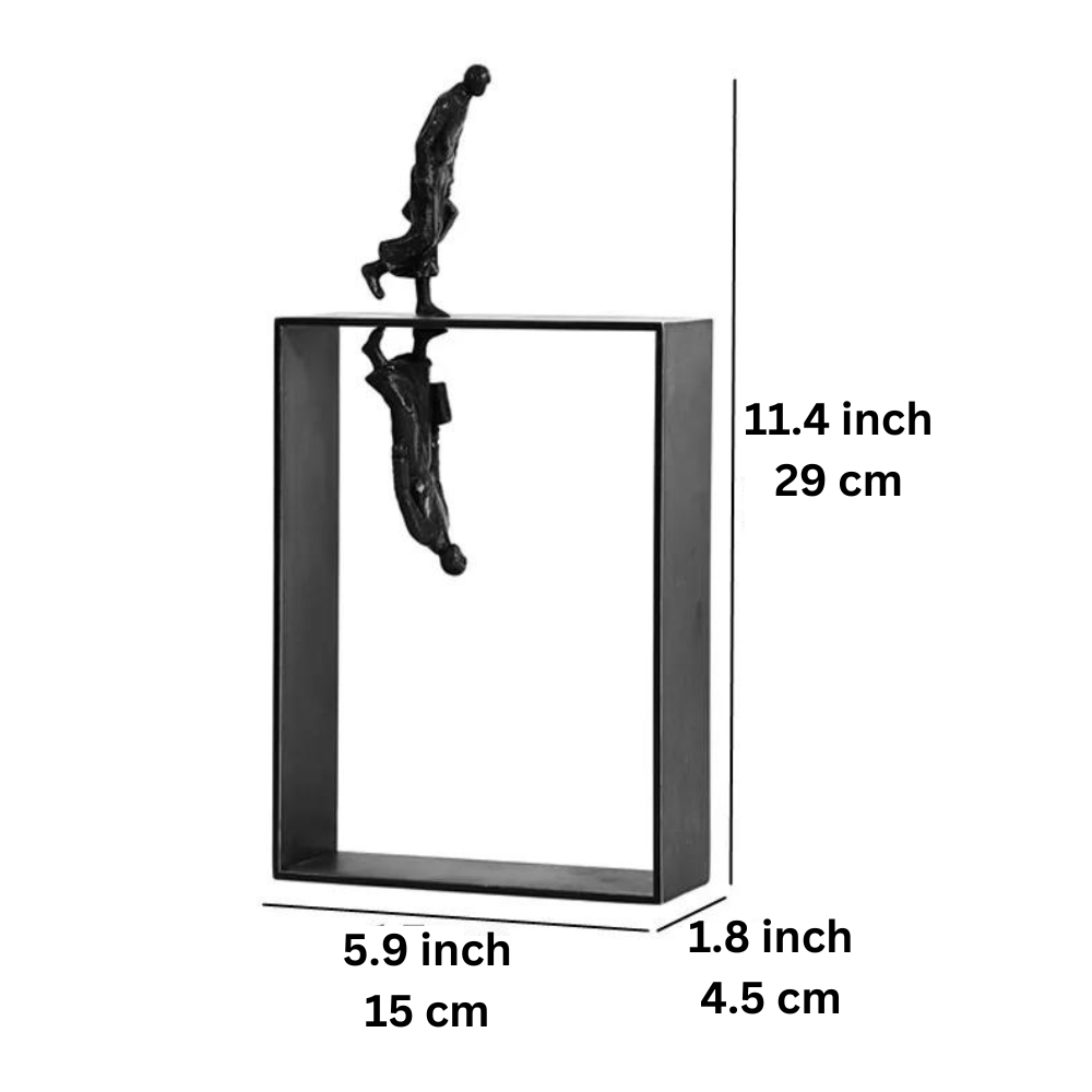 Metal Sculpture Art – Unique Decorative Piece for Home or Office Decor 5