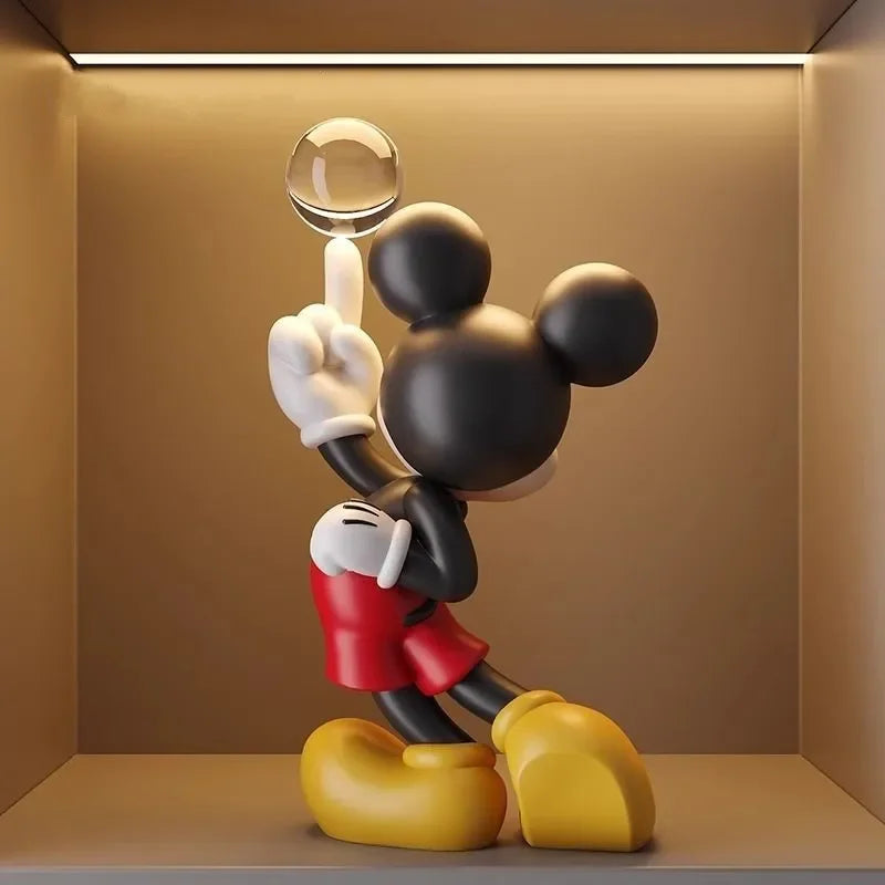 Mickey Mouse Sculpture with Crystal Ball – Whimsical Disney Home Decor for Collectors 1