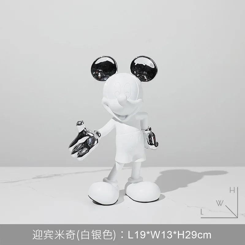 Mickey and Minnie Mouse Action Figure - Modern Collectible Doll and Room Ornament 11