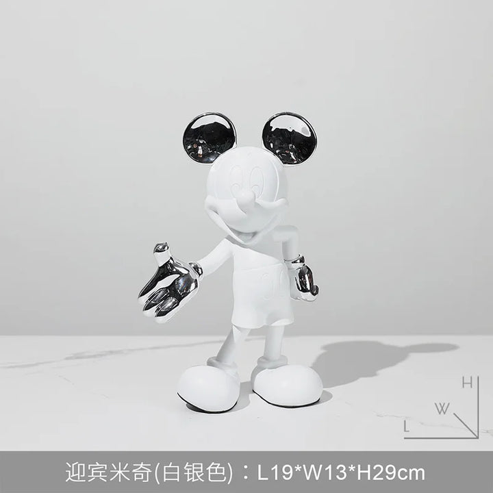 Mickey and Minnie Mouse Action Figure - Modern Collectible Doll and Room Ornament 11