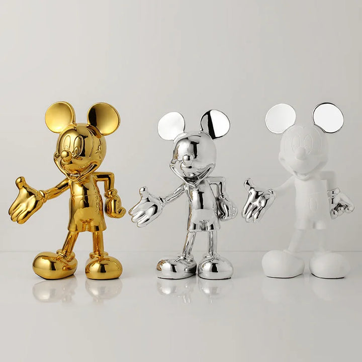 Mickey and Minnie Mouse Action Figure - Modern Collectible Doll and Room Ornament 3