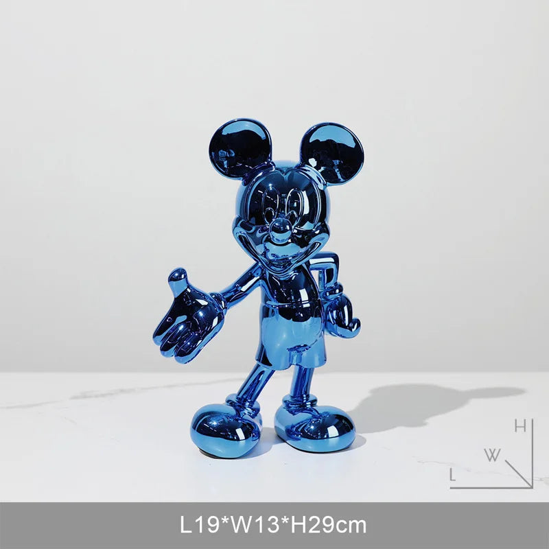 Mickey and Minnie Mouse Action Figure - Modern Collectible Doll and Room Ornament 7
