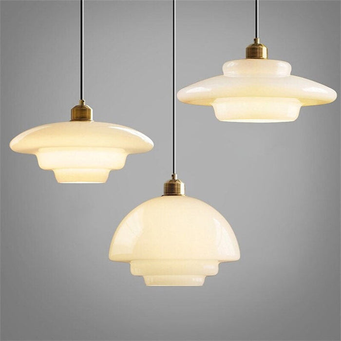 Mid-Century Glass Pendant Light – Elegant Kitchen Pendant Lighting for Dining or Living Room 10