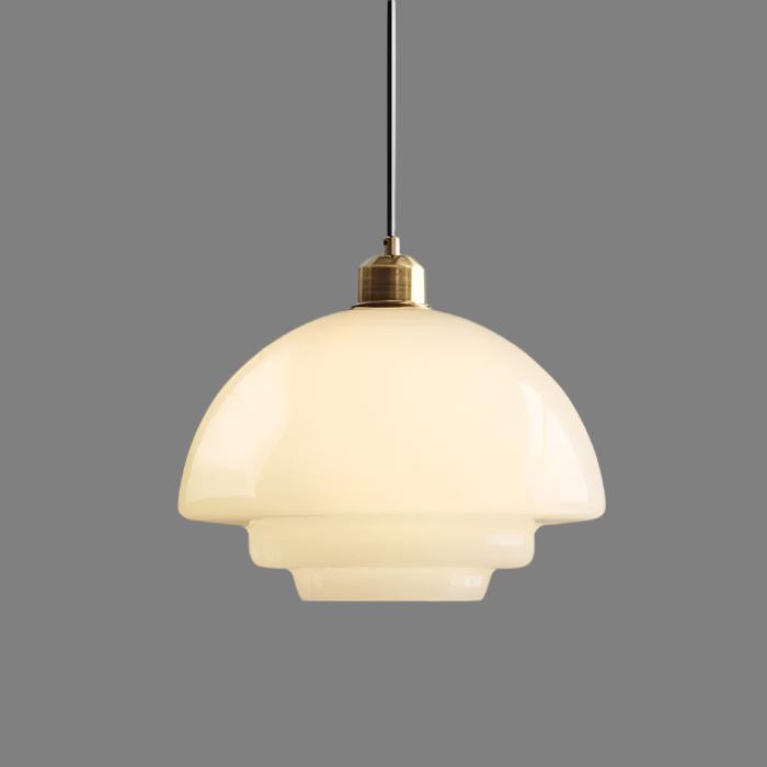 Mid-Century Glass Pendant Light – Elegant Kitchen Pendant Lighting for Dining or Living Room 11