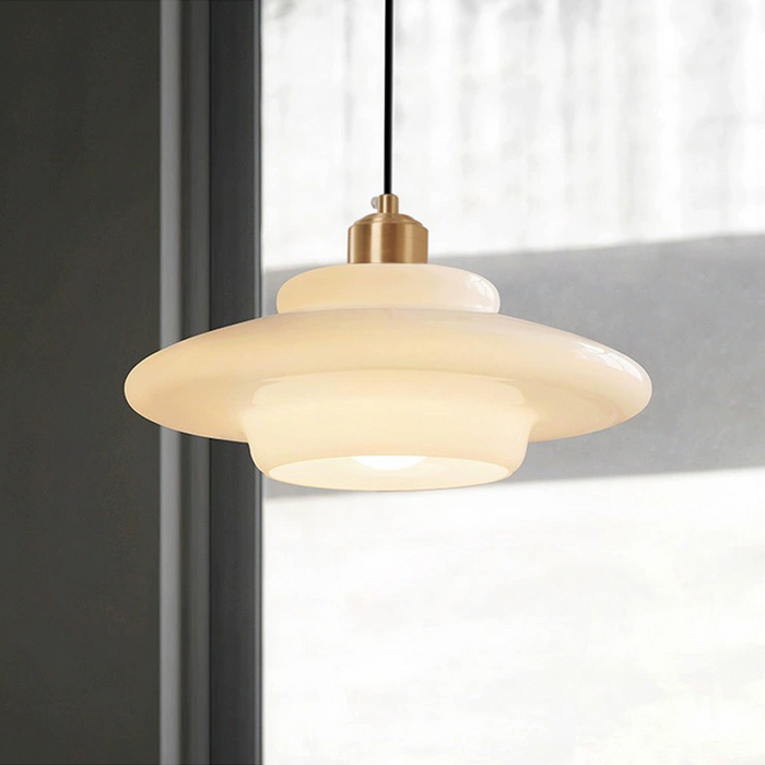 Mid-Century Glass Pendant Light – Elegant Kitchen Pendant Lighting for Dining or Living Room 4